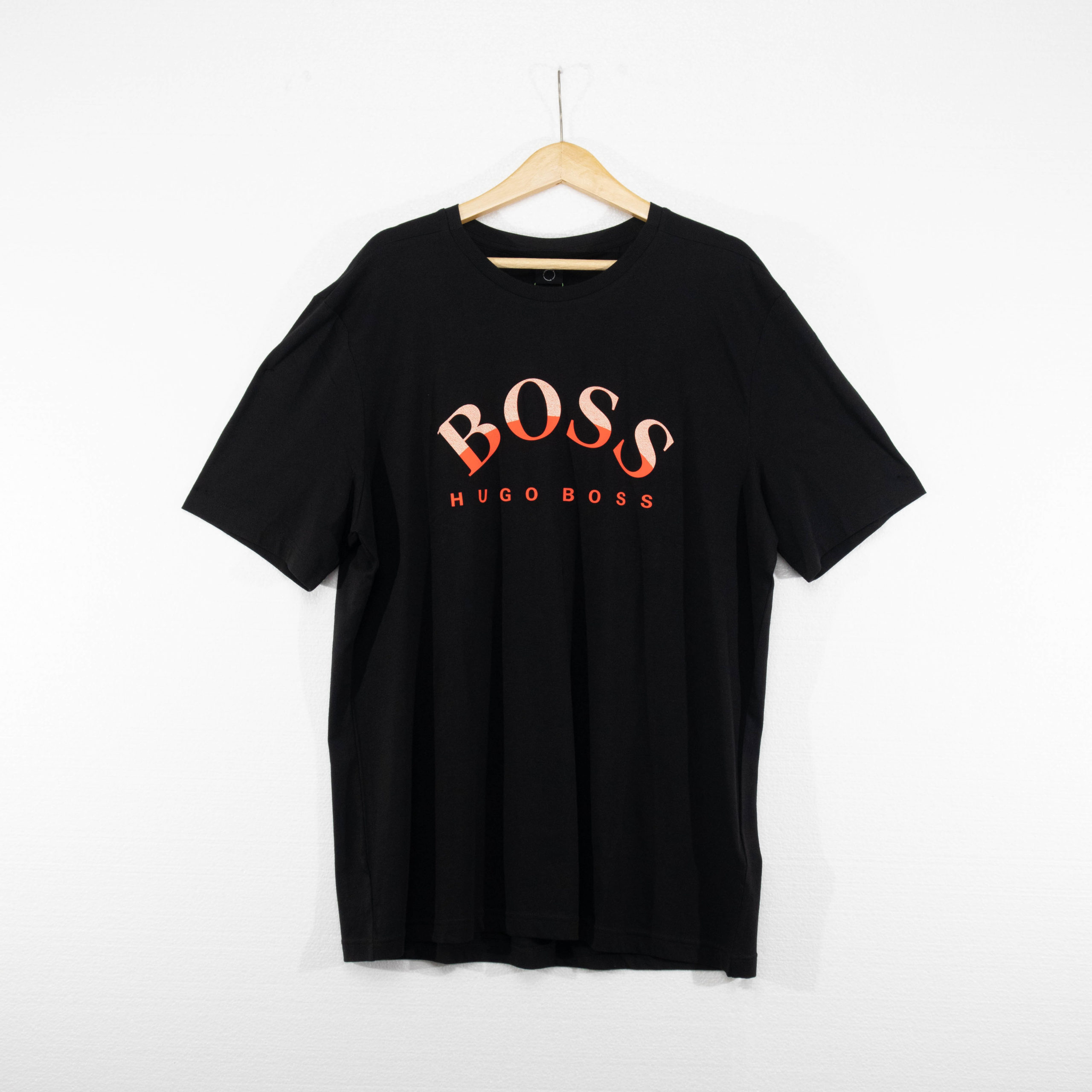 Kaos HUGO BOSS WAVE ORANGE BLACK Tshirt 100% ORIGINAL - HYPESNEAKER.ID