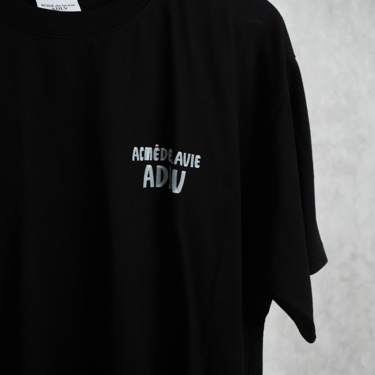 Kaos ADLV Acme De La Vie TEXT SILVER MARKER BLACK Tshirt 100% ORIGINAL ...