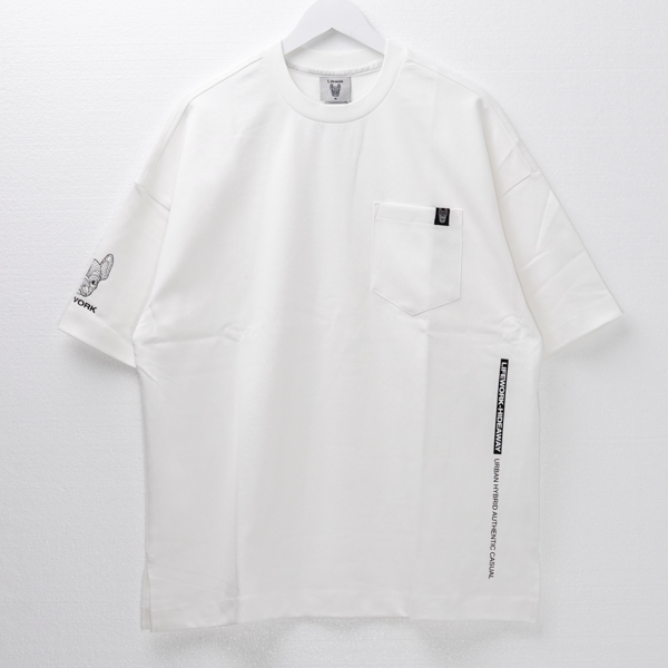 Kaos LIFE WORK RADOG POCKET WHITE Tshirt 100% ORIGINAL - HYPESNEAKER.ID