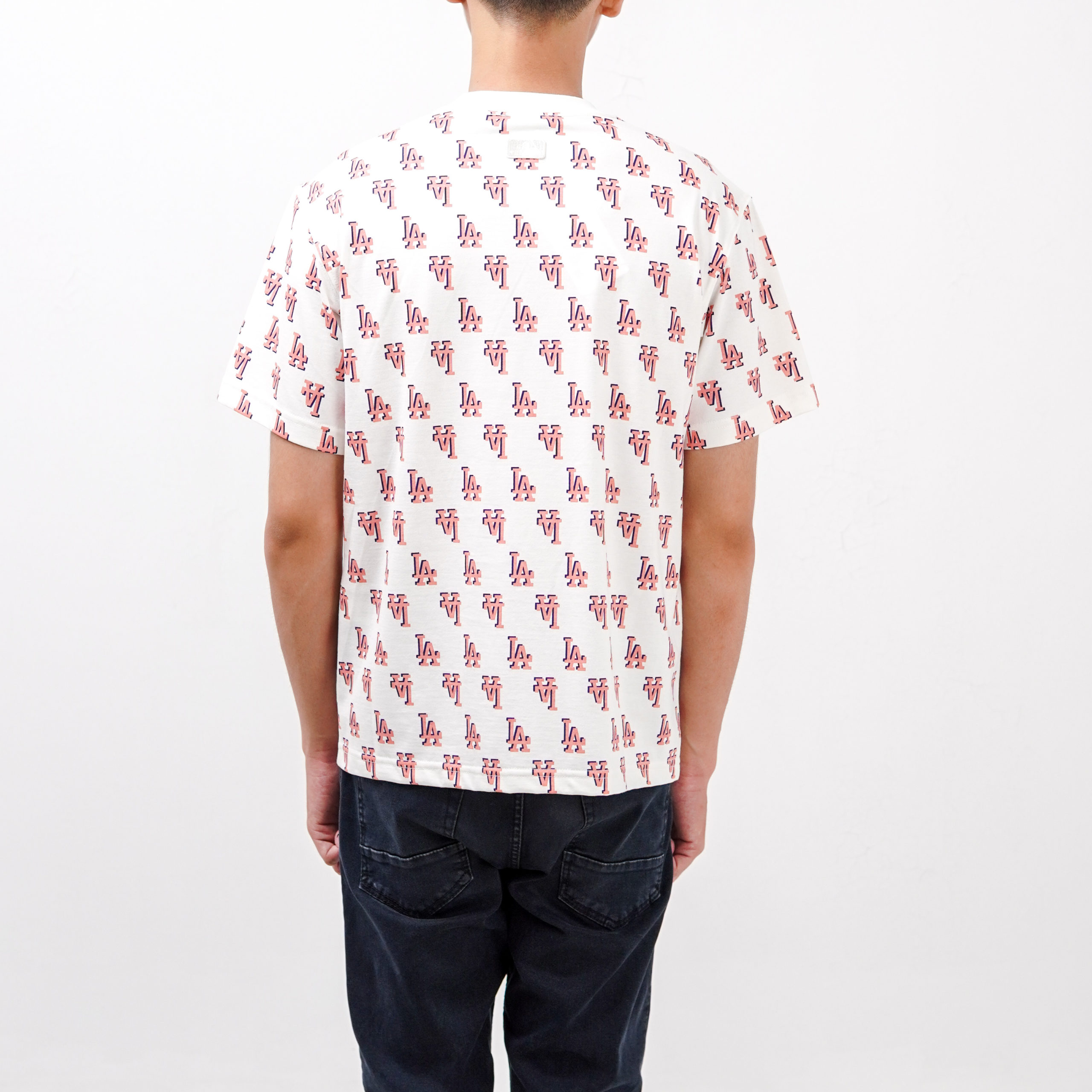 MLB Monogram T-Shirt Pink MLB004