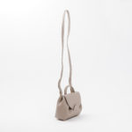 Tas POLENE NUMERO UNO TEXTURED LEATHER TAUPE GREY SHOULDER BAG 100%  ORIGINAL - HYPESNEAKER.ID