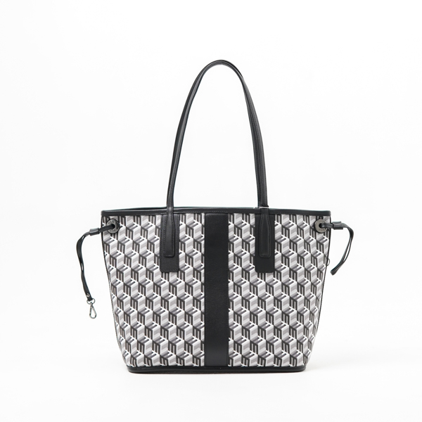 Small Reversible Liz Shopper in Visetos Black