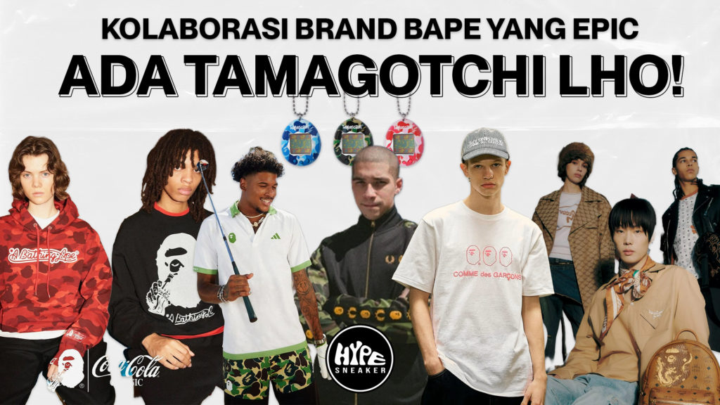 kolaborasi brand BAPE