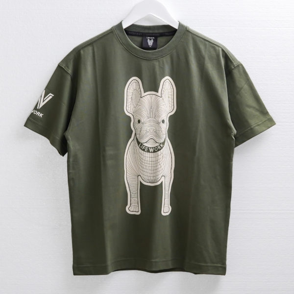 LIFE WORK RADOG OLIVE TSHIRT