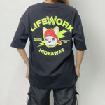 LIFE WORK BLACK TSHIRT