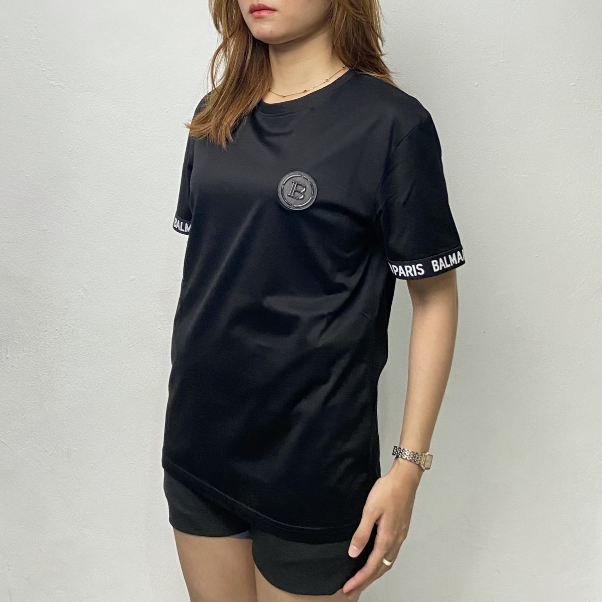 BALMAIN BLACK TSHIRT