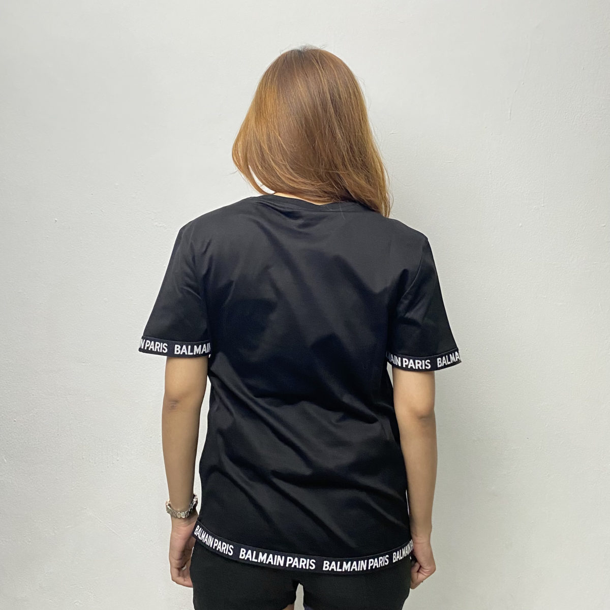 BALMAIN BLACK TSHIRT