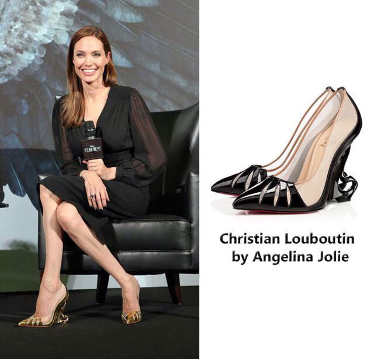 Angelina Jolie Used Christian Louboutin Heels