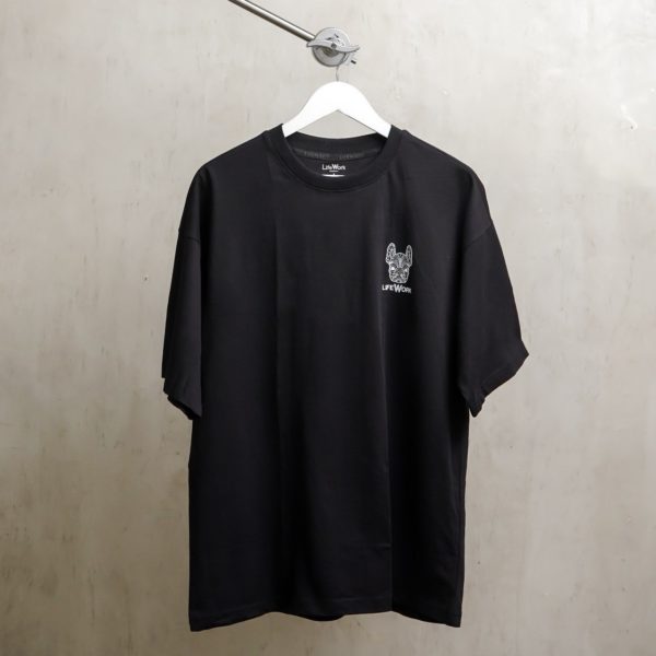 LIFE WORK RADOG BLACK TSHIRT