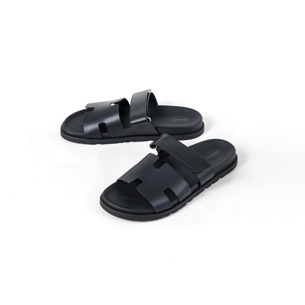 HERMES BLACK SLIDE