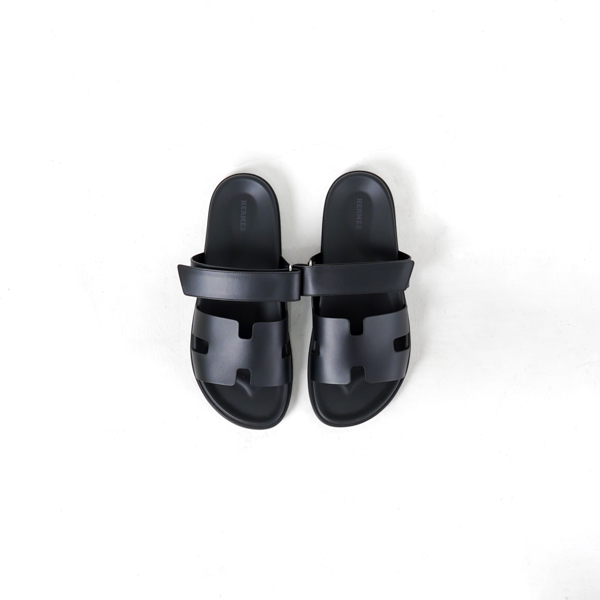 HERMES BLACK SLIDE