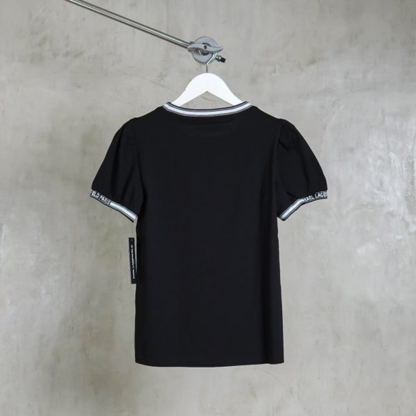 KARL LAGERFELD BLACK TOP TSHIRT