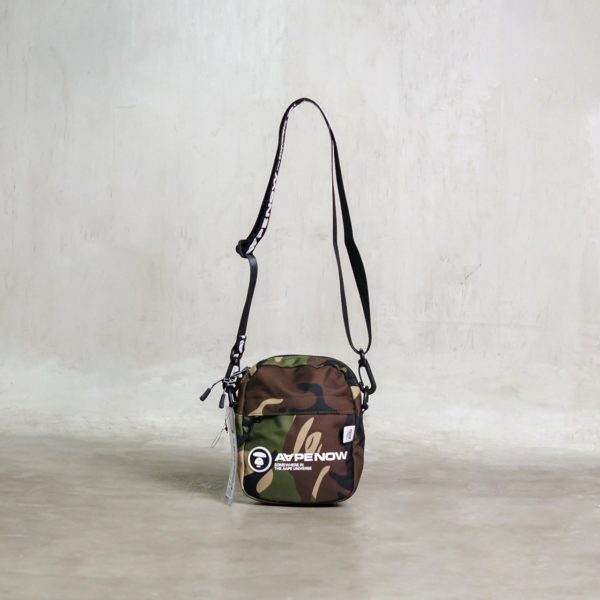 AAPE CAMO GREEN SLING BAG