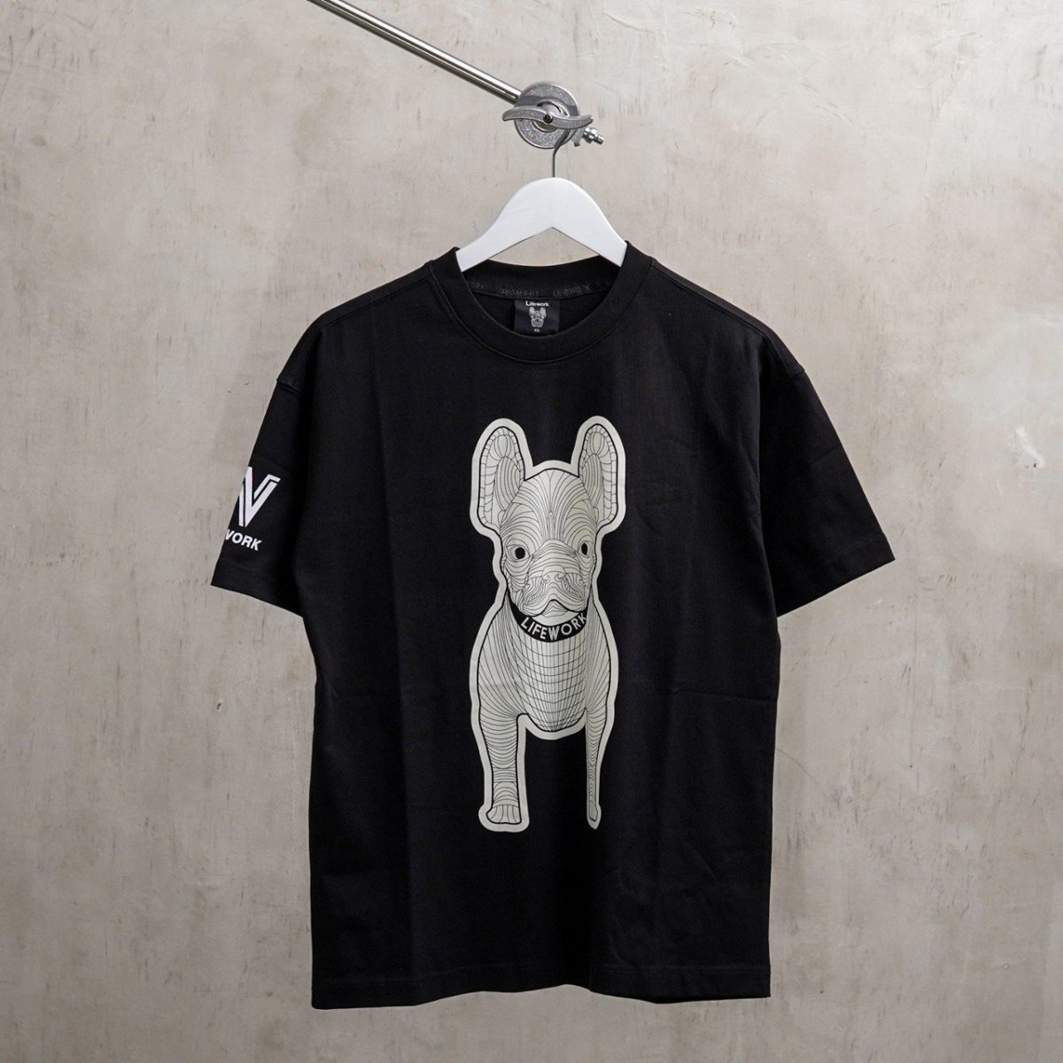 LIFE WORK RADOG BLACK TSHIRT