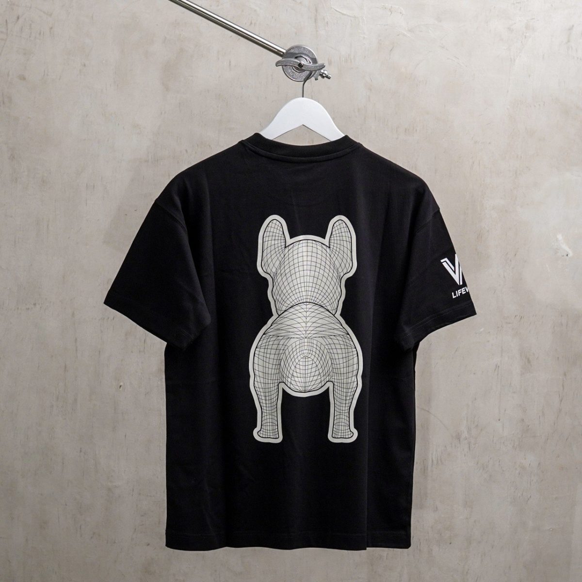 LIFE WORK RADOG BLACK TSHIRT