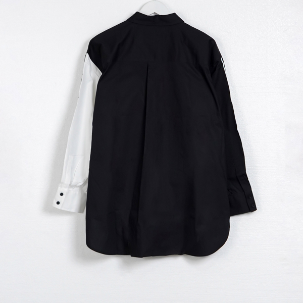 KARL LAGERFELD BLACK WHITE LONG SHIRT