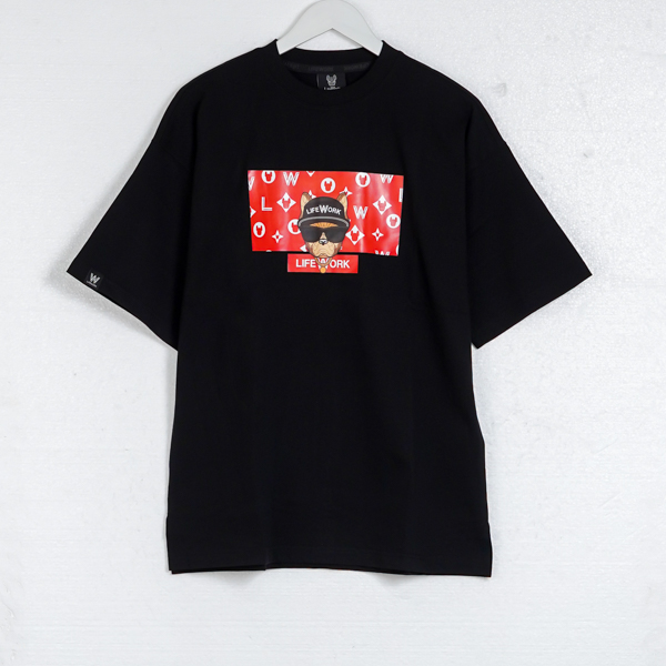 LIFE WRK RADOG BLACK TSHIRT