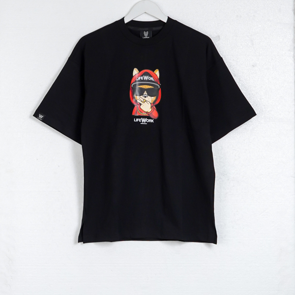 LIFE WORK BLACK TSHIRT