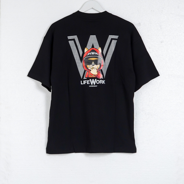 LIFE WORK BLACK TSHIRT