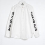 BALMAIN WHITE LONG SHIRT