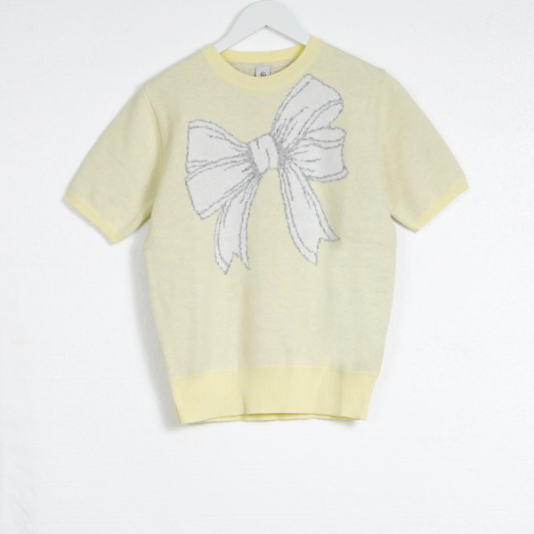 RONRON YELLOW KNIT TOP