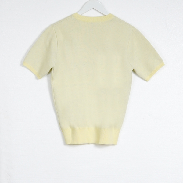 RONRON YELLOW KNIT TOP