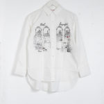 KARL LAGERFELD WHITE LONG SHIRT