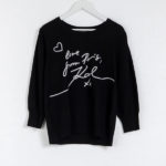 KARL LAGERFELD BLACK SWEATER