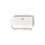 COACH WHITE LONG WALLET