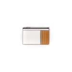 COACH WHITE BLACK CARD WALLET