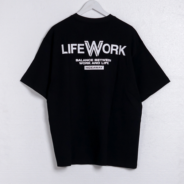 LIFE WORK RADOG BLACK TSHIRT