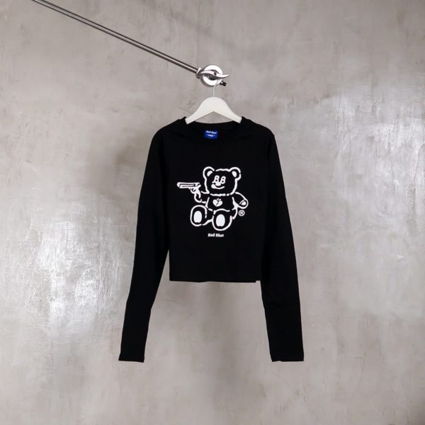 BAD BLUE BLACK LONGSLEEVE