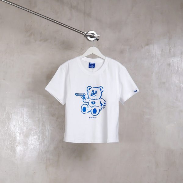 BAD BLUE WHITE TSHIRT