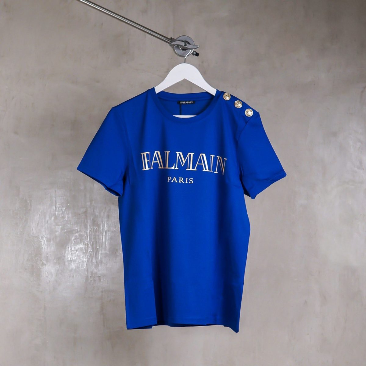 BALMAIN BLUE TSHIRT