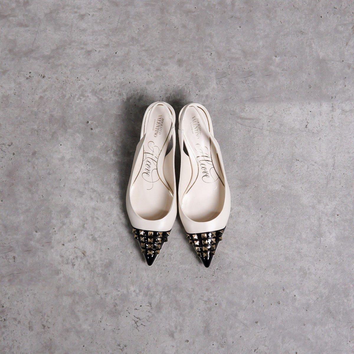 VALENTINO IVORY HEELS STRAP