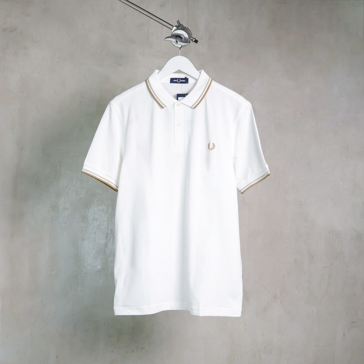 FRED PERRY WHITE POLO