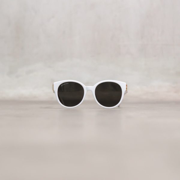 BALENCIAGA WHITE SUNGLASSES