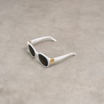 BALENCIAGA WHITE SUNGLASSES