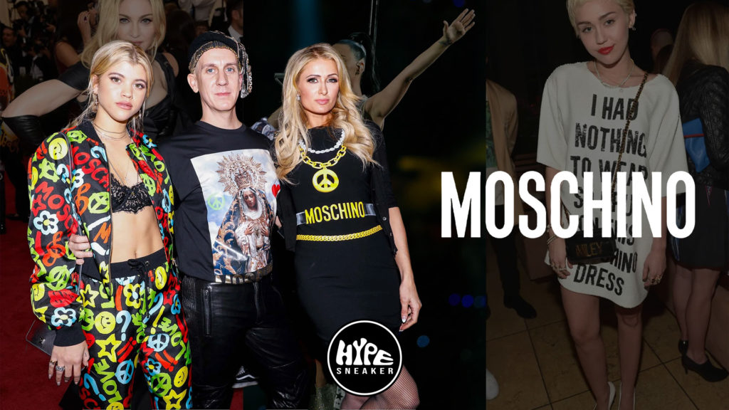 artis yang memakai brand moschino