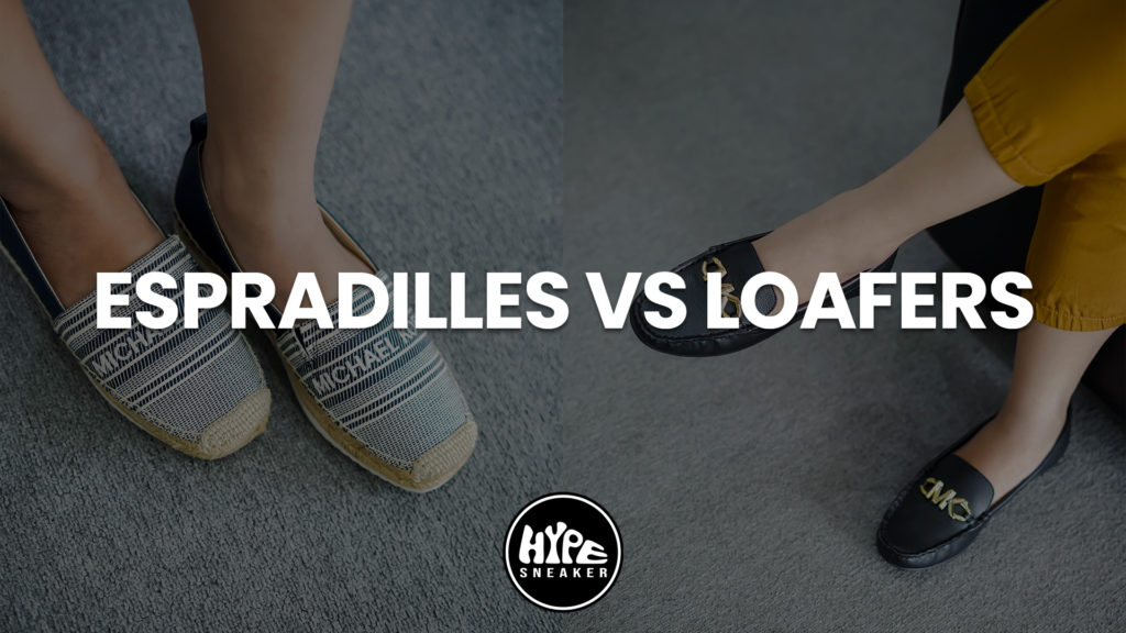 perbedaan sepatu espadrilles dan loafers