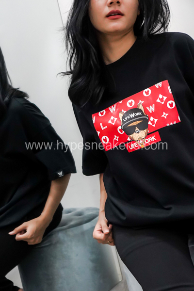 Kaos branded bergambar hewan