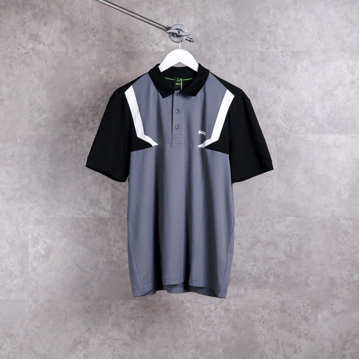 HUGO BOSS BLACK GREY POLO