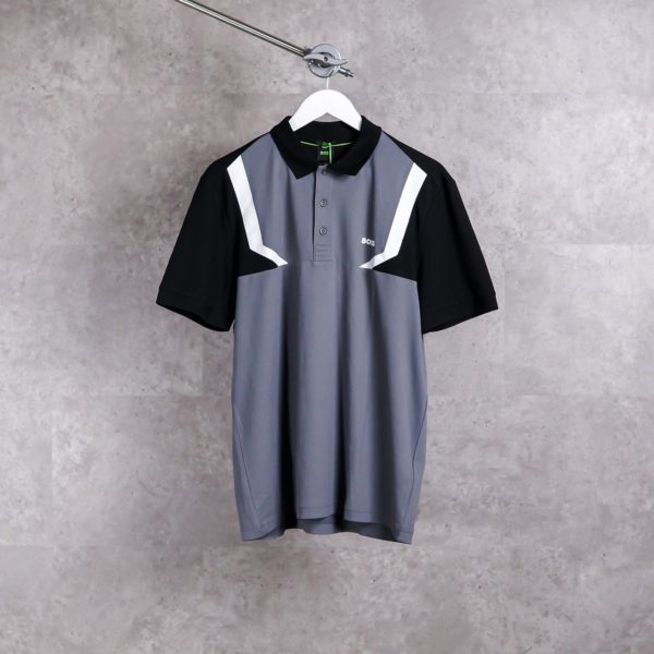 HUGO BOSS BLACK GREY POLO