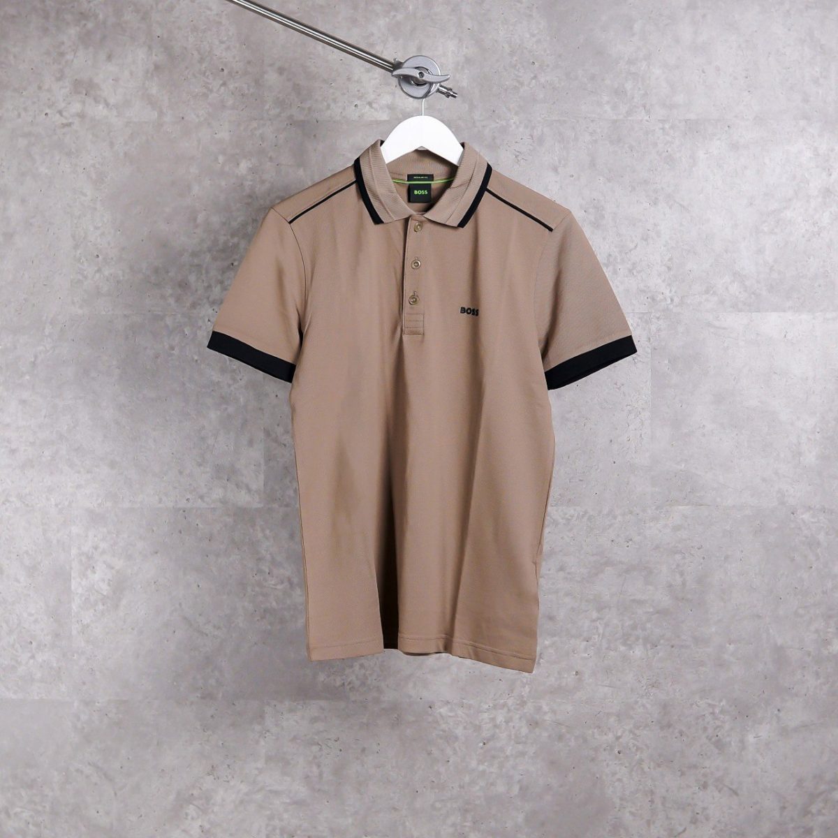 HUGO BOSS TAUPE POLO