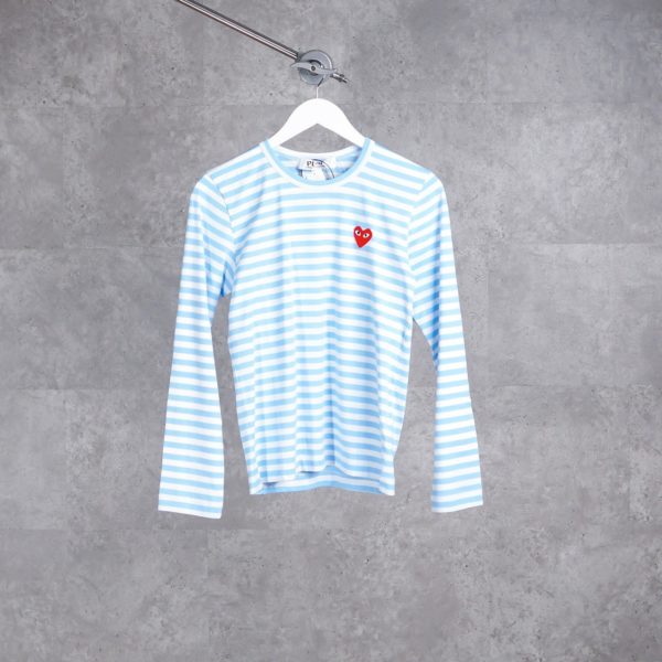 CDG PLAY BLUE PASTEL KAOS