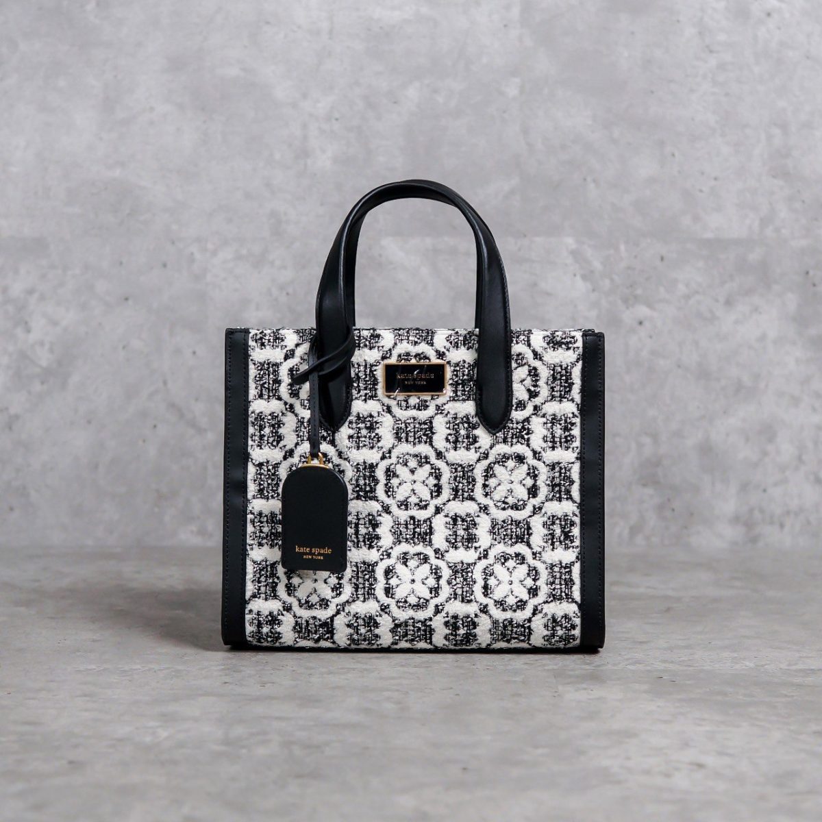 KATE SPADE WHITE BLACK TAS