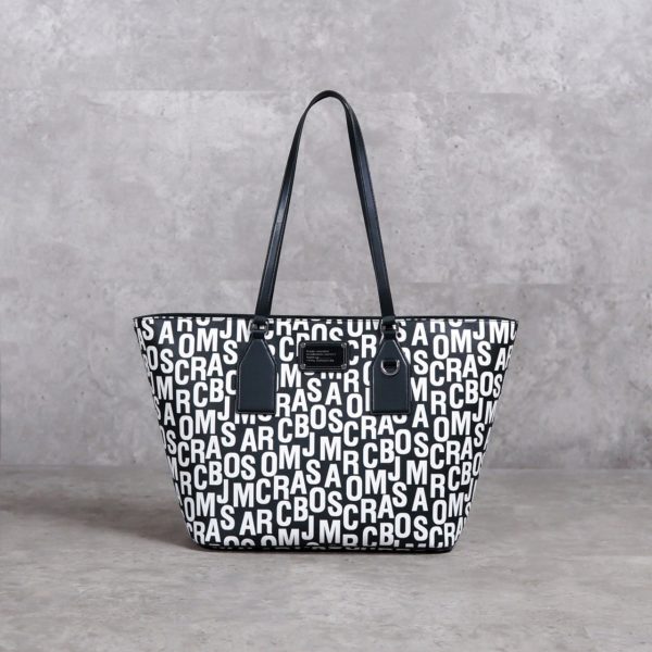 MARC JACOBS WHITE BLACK TAS