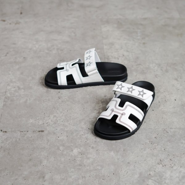 HERMES WHITE SANDAL