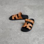 HERMES TAN SANDAL