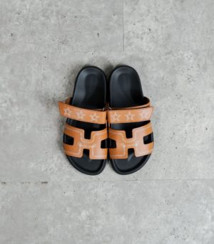 HERMES TAN SANDAL